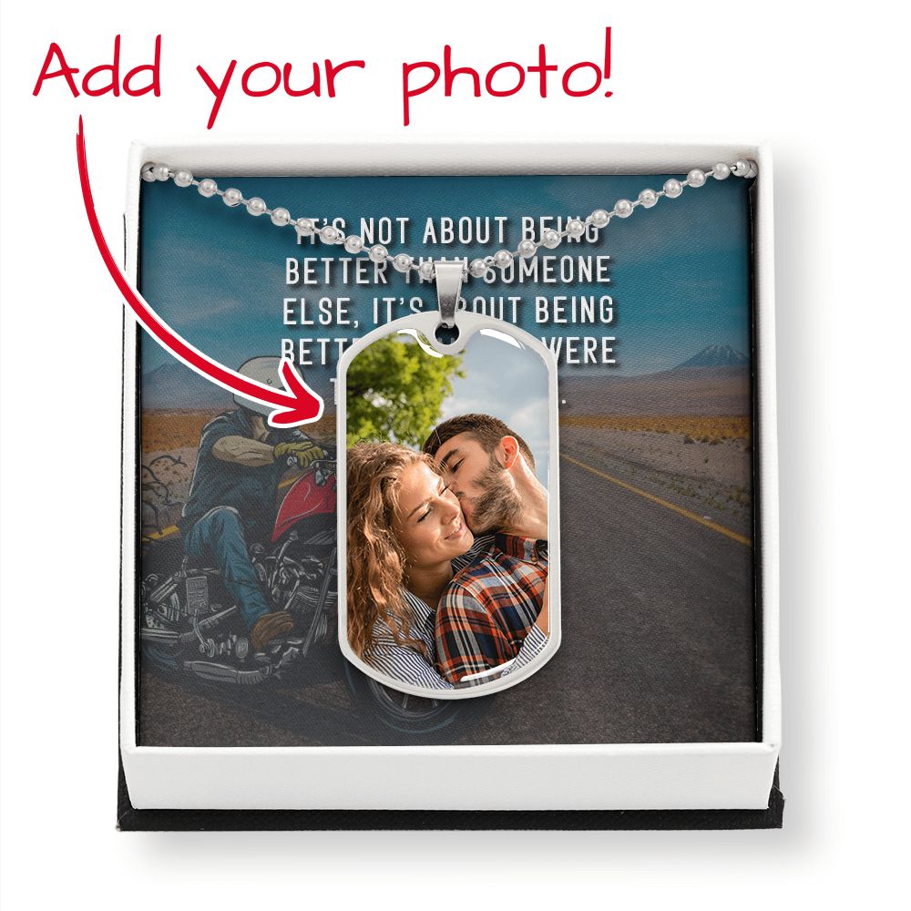 For The Motivation Keychain - Upload Your Photo