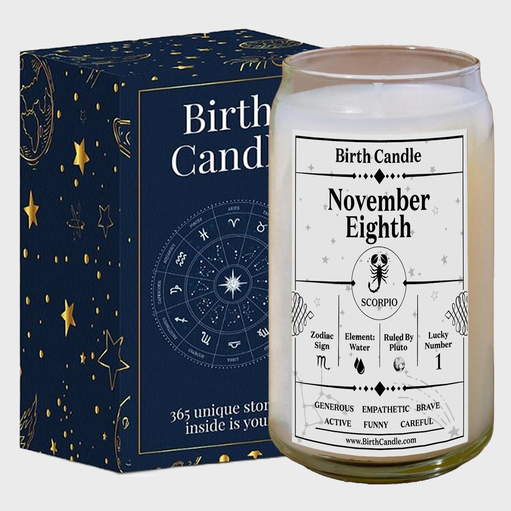 November Eighth Candle